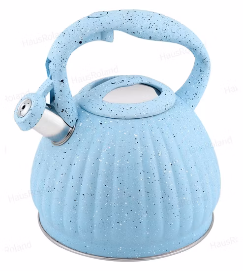 Retro-Edelstahl-Pfeifkessel mit Holzgriff-Design für Induktionsherd, Gasherd, Elektrokeramikherd, 2 l Wasserkocher für heißen Tee und Kaffee Wbb16343